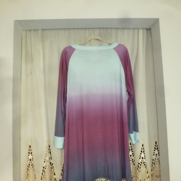 NWT Lily by Firmiana Plus Size Long Sleeve Tunic Sz 4XL - Picture 5 of 9